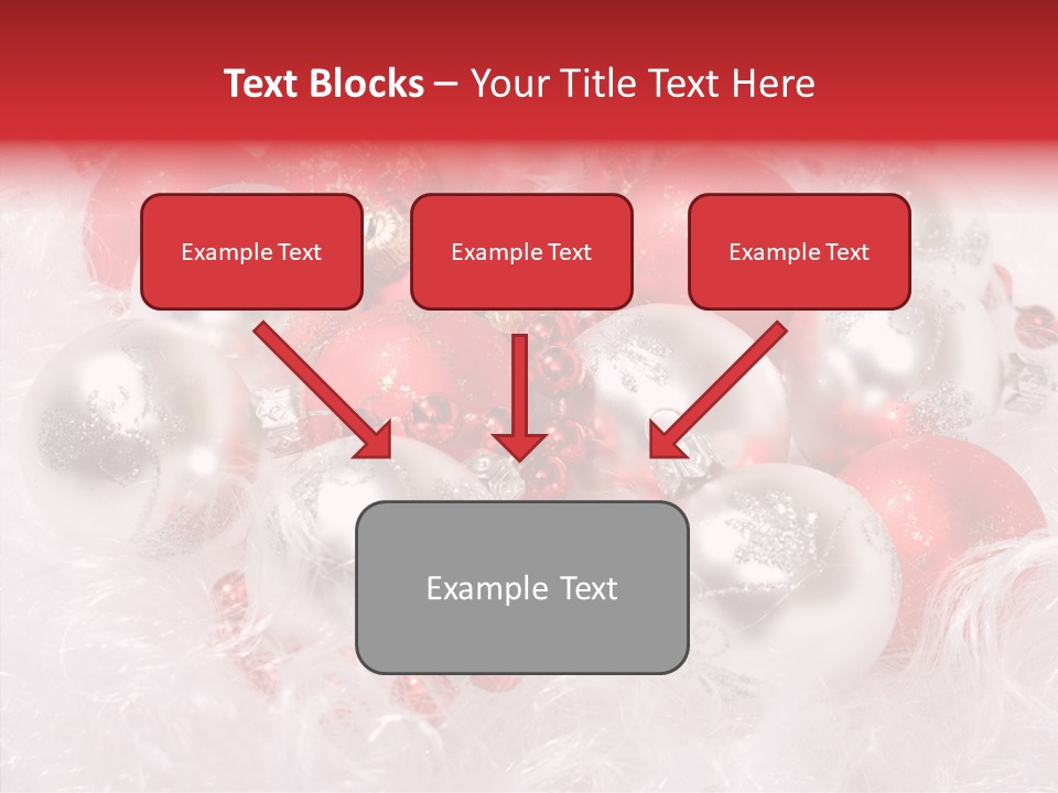 Xmas Decoration Ornamental PowerPoint Template