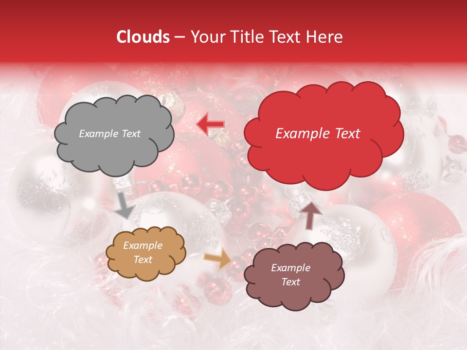 Xmas Decoration Ornamental PowerPoint Template