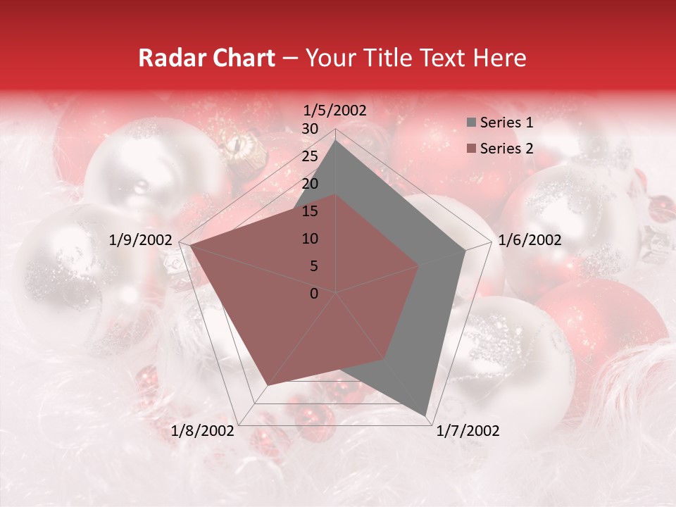 Xmas Decoration Ornamental PowerPoint Template
