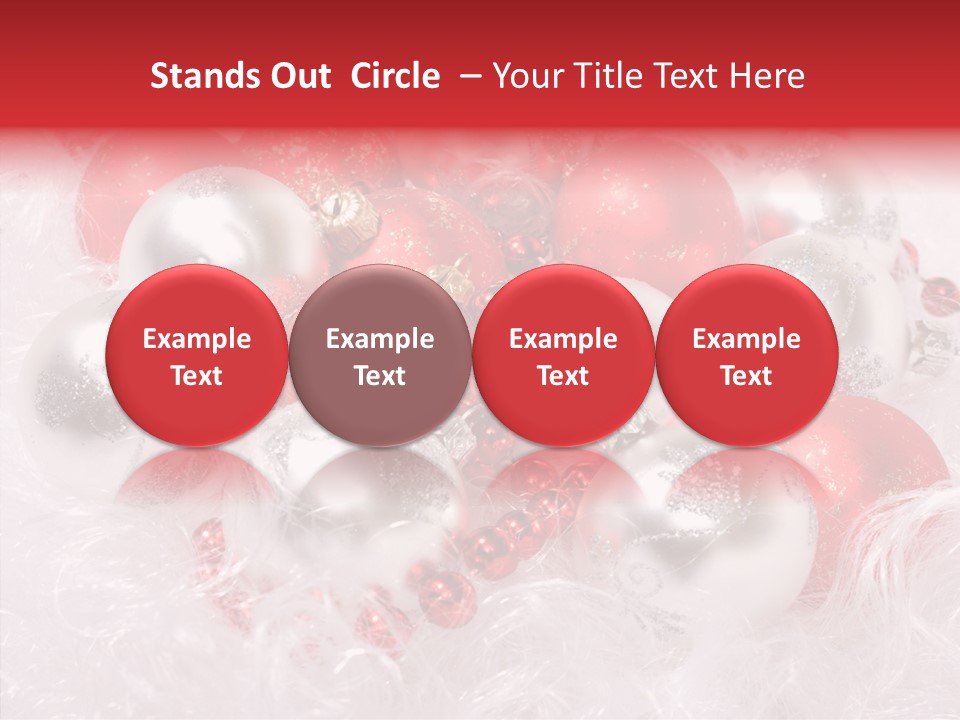 Xmas Decoration Ornamental PowerPoint Template