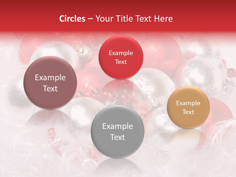 Xmas Decoration Ornamental PowerPoint Template