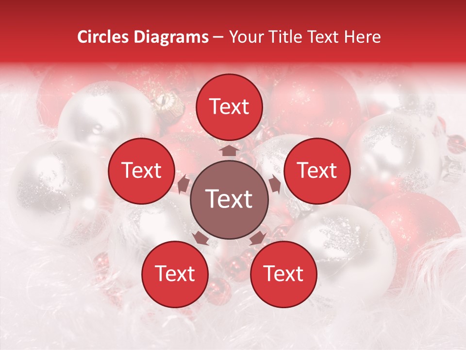 Xmas Decoration Ornamental PowerPoint Template