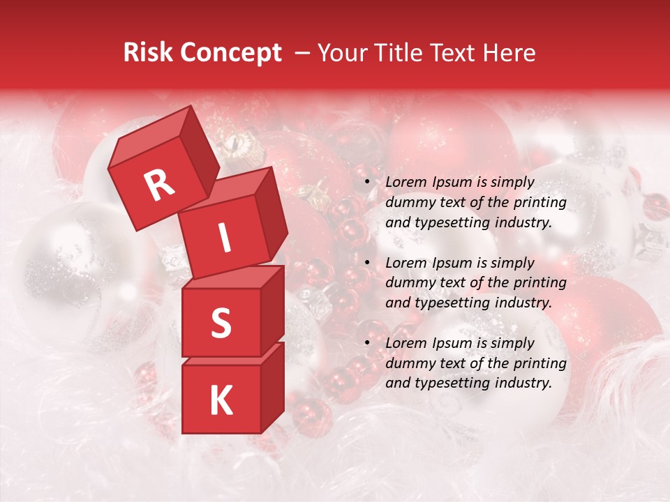 Xmas Decoration Ornamental PowerPoint Template