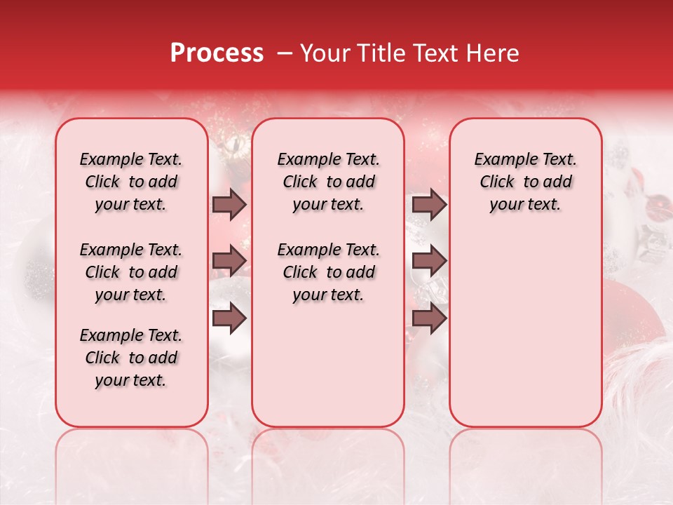 Xmas Decoration Ornamental PowerPoint Template