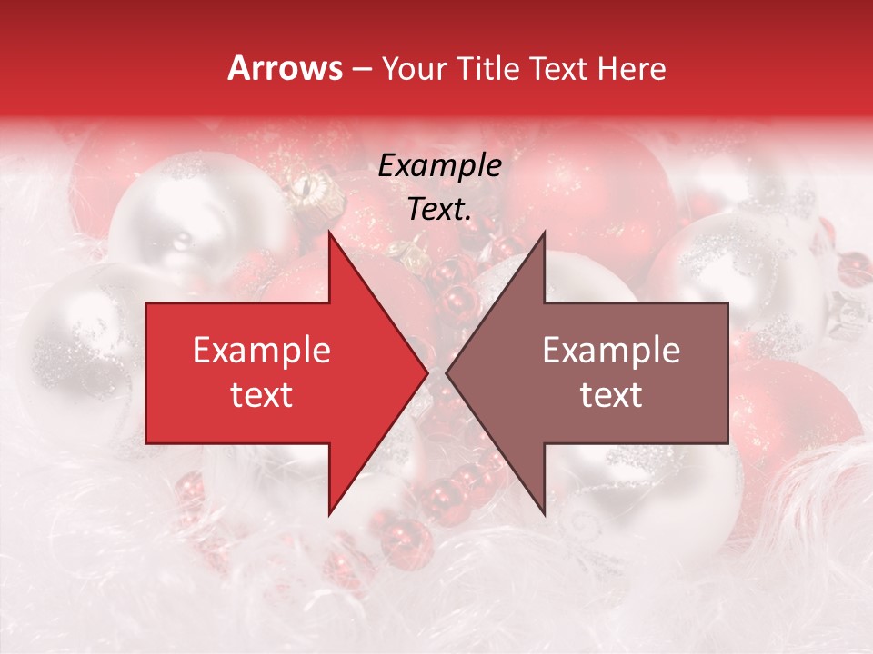 Xmas Decoration Ornamental PowerPoint Template