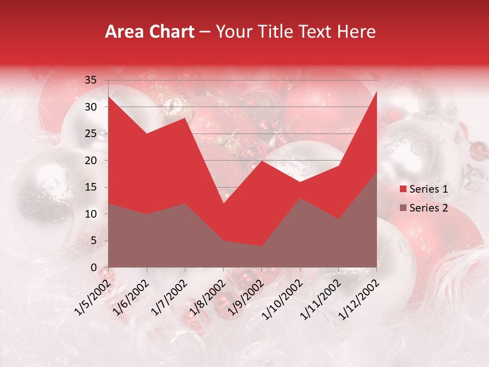 Xmas Decoration Ornamental PowerPoint Template