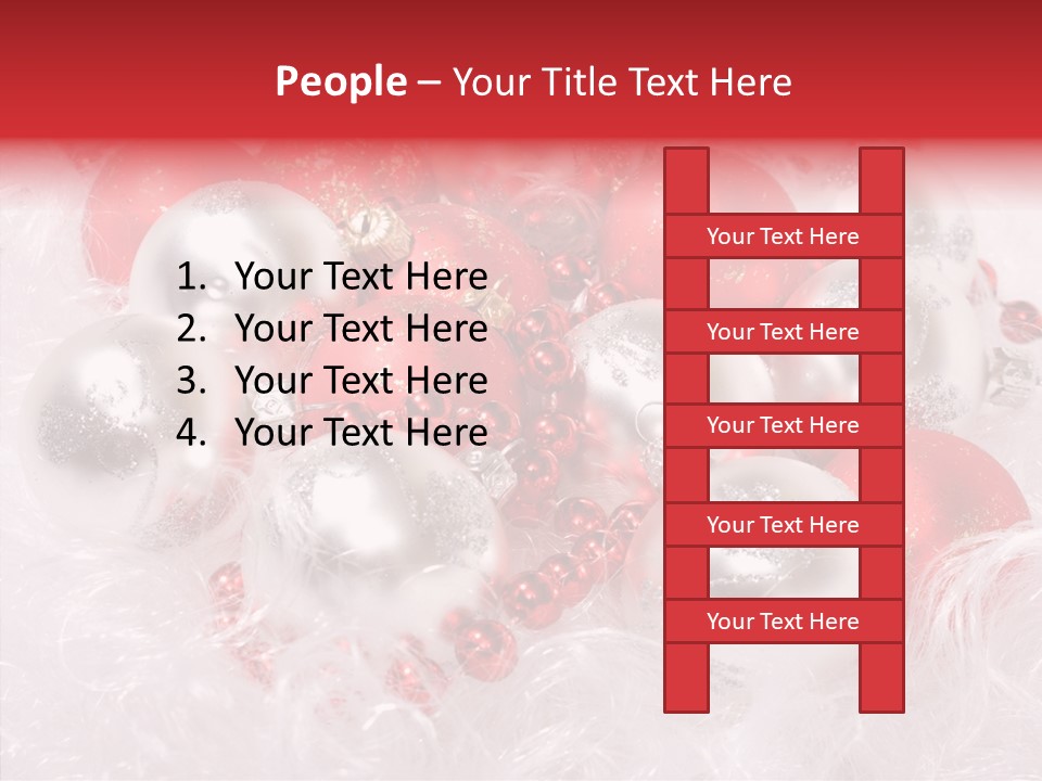 Xmas Decoration Ornamental PowerPoint Template