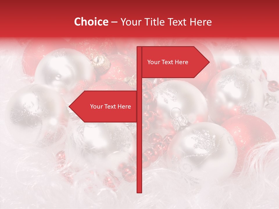 Xmas Decoration Ornamental PowerPoint Template