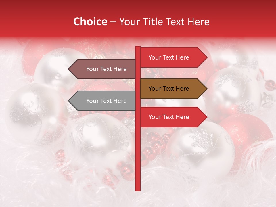 Xmas Decoration Ornamental PowerPoint Template