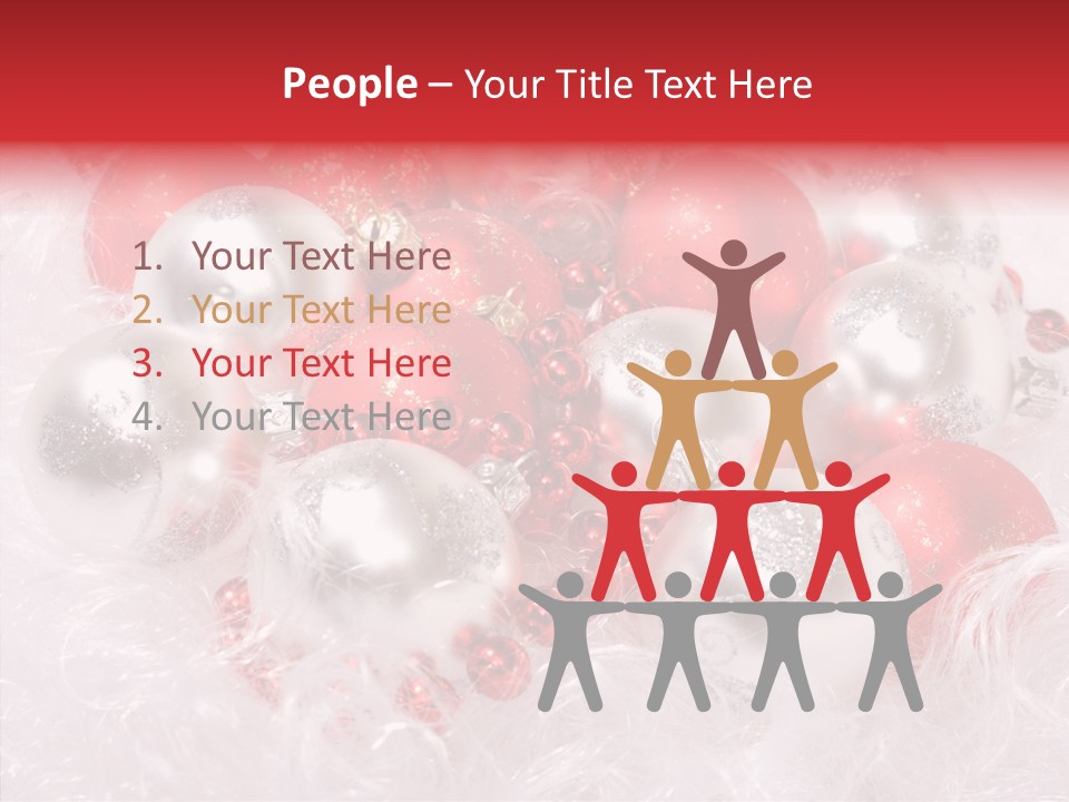 Xmas Decoration Ornamental PowerPoint Template