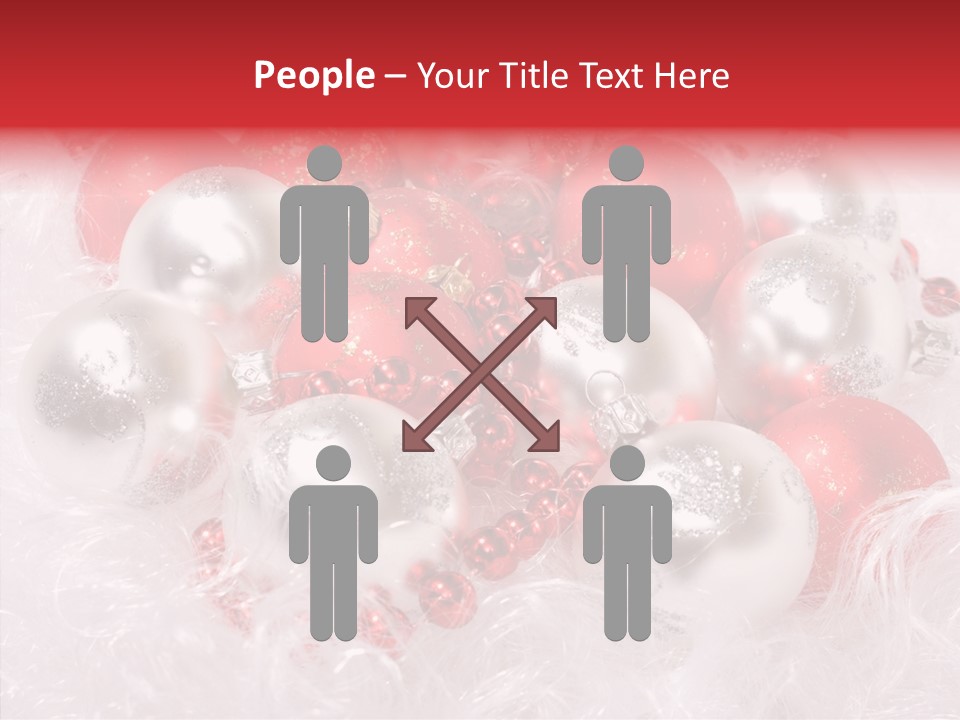 Xmas Decoration Ornamental PowerPoint Template