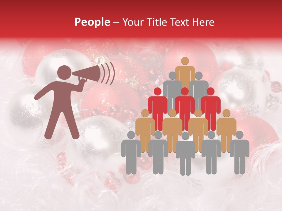 Xmas Decoration Ornamental PowerPoint Template