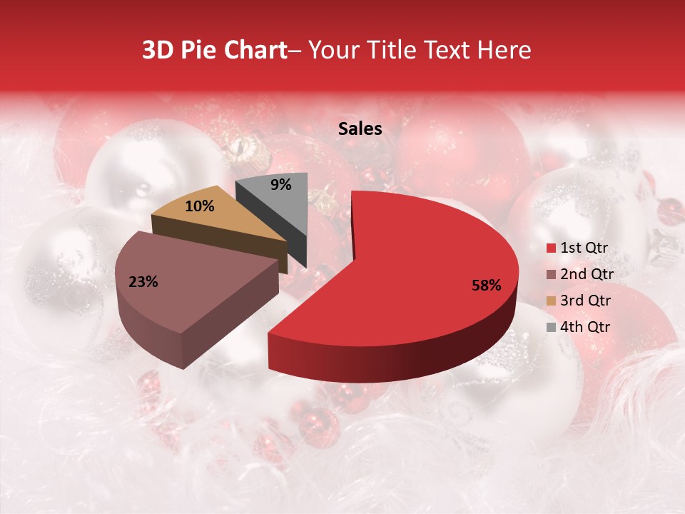 Xmas Decoration Ornamental PowerPoint Template