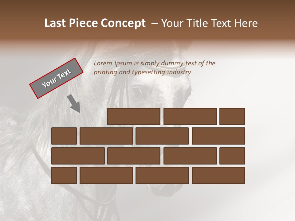 Stallion Active Horse PowerPoint Template