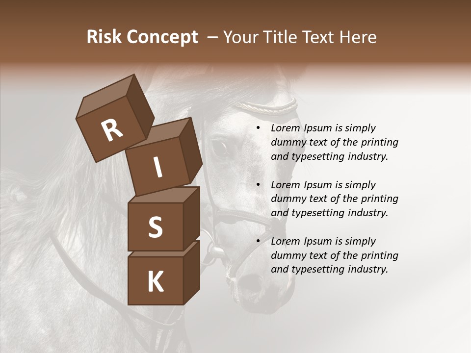 Stallion Active Horse PowerPoint Template