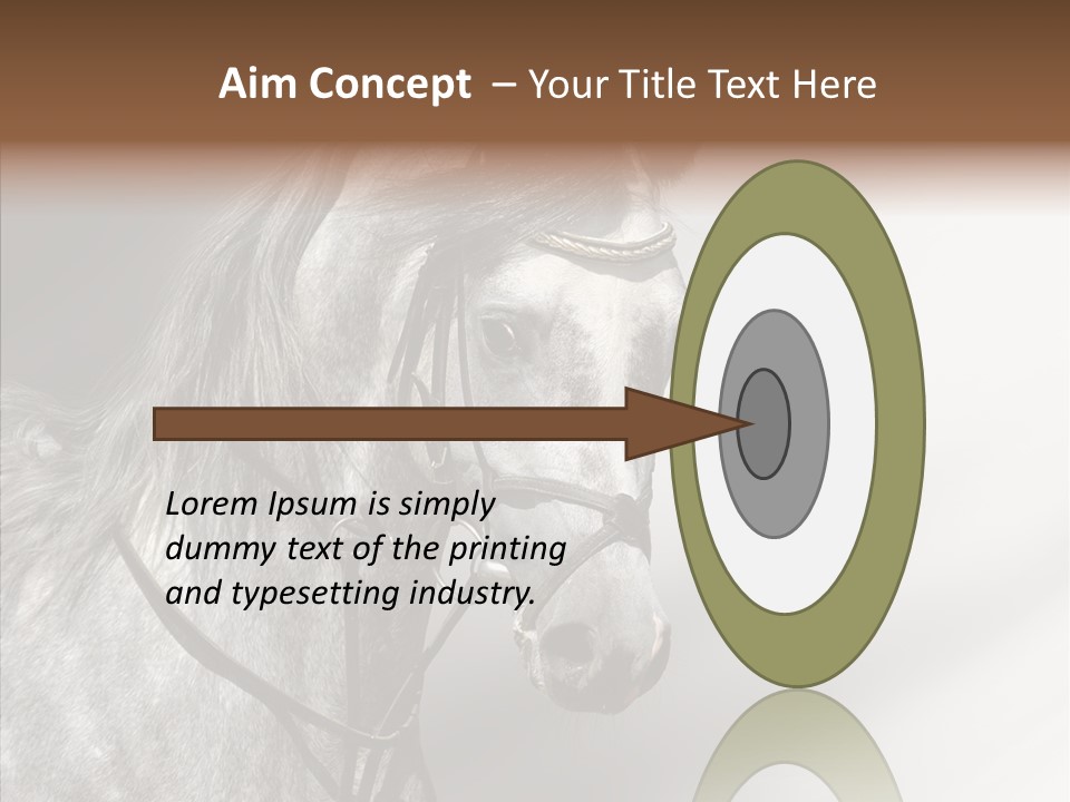 Stallion Active Horse PowerPoint Template