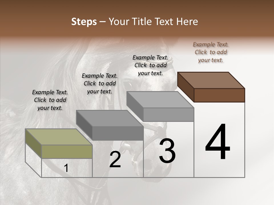 Stallion Active Horse PowerPoint Template