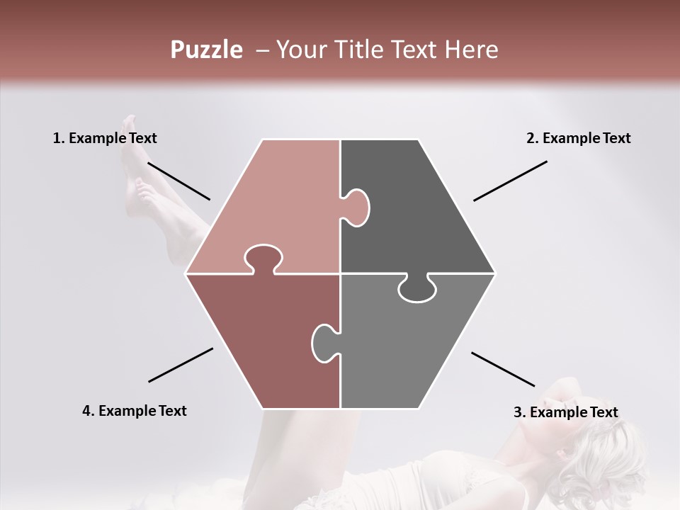 Legs Woman Bedroom PowerPoint Template