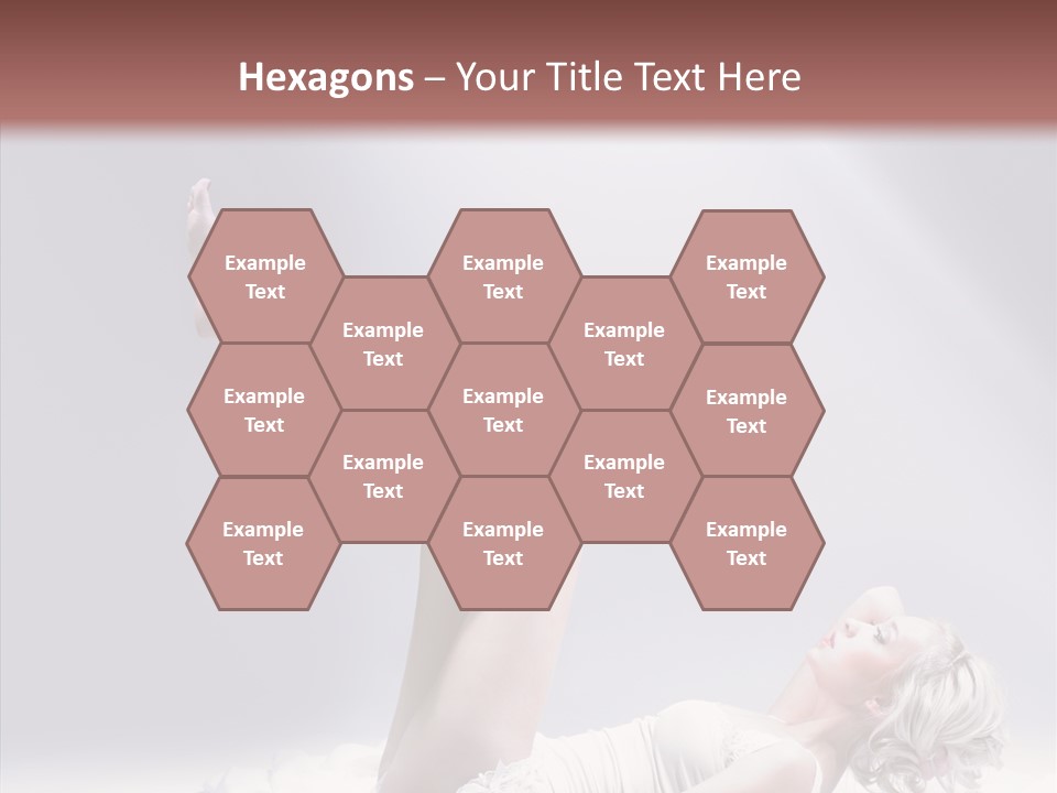 Legs Woman Bedroom PowerPoint Template