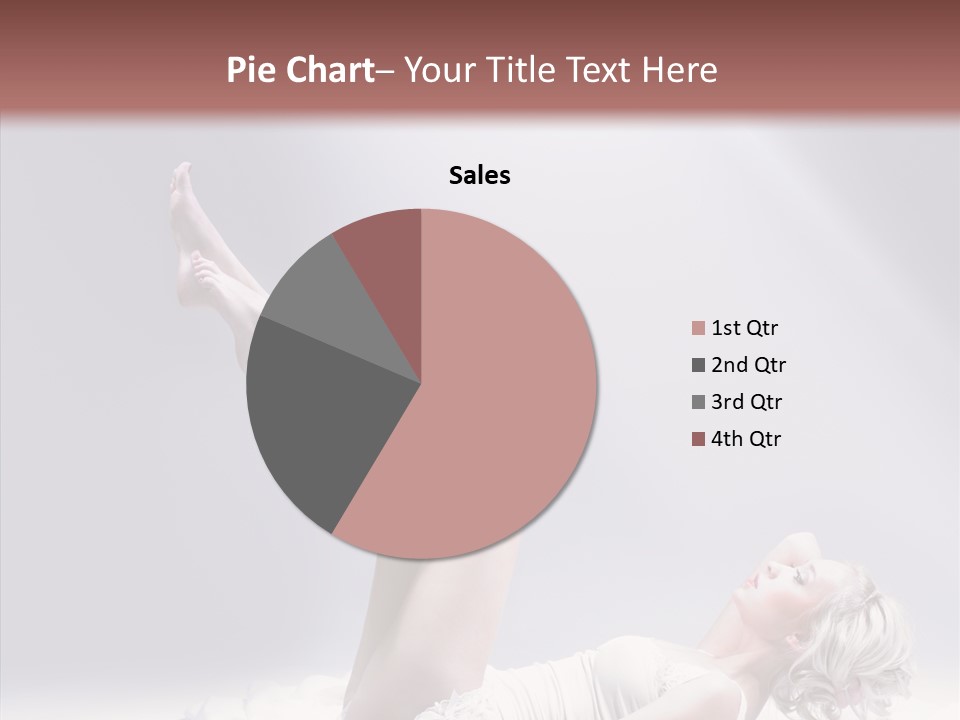 Legs Woman Bedroom PowerPoint Template