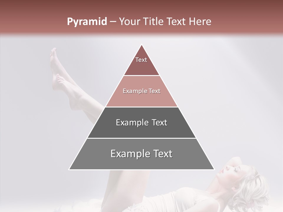 Legs Woman Bedroom PowerPoint Template