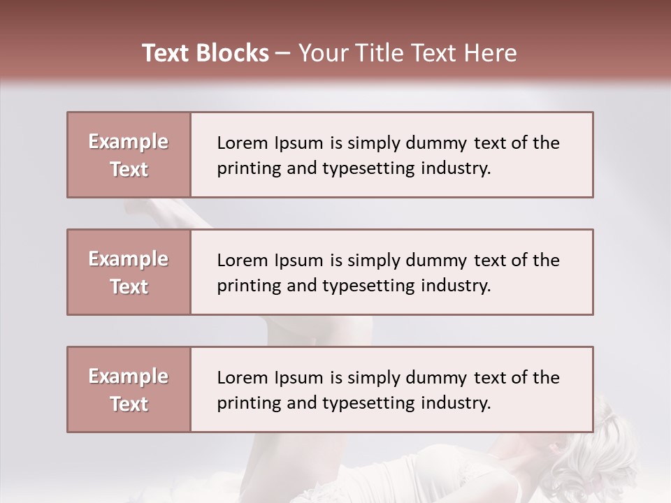 Legs Woman Bedroom PowerPoint Template