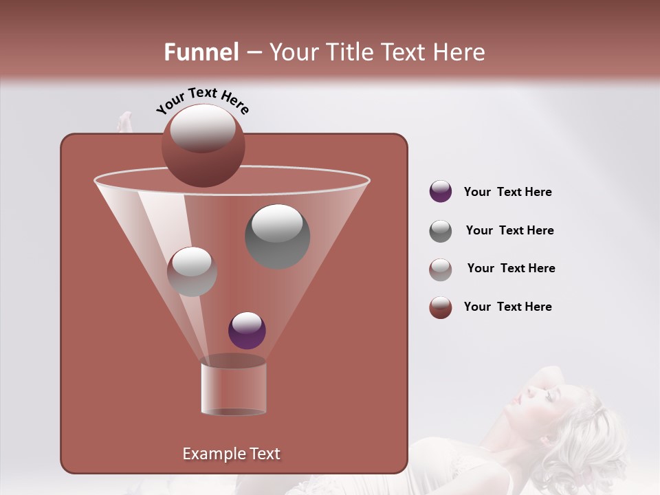 Legs Woman Bedroom PowerPoint Template