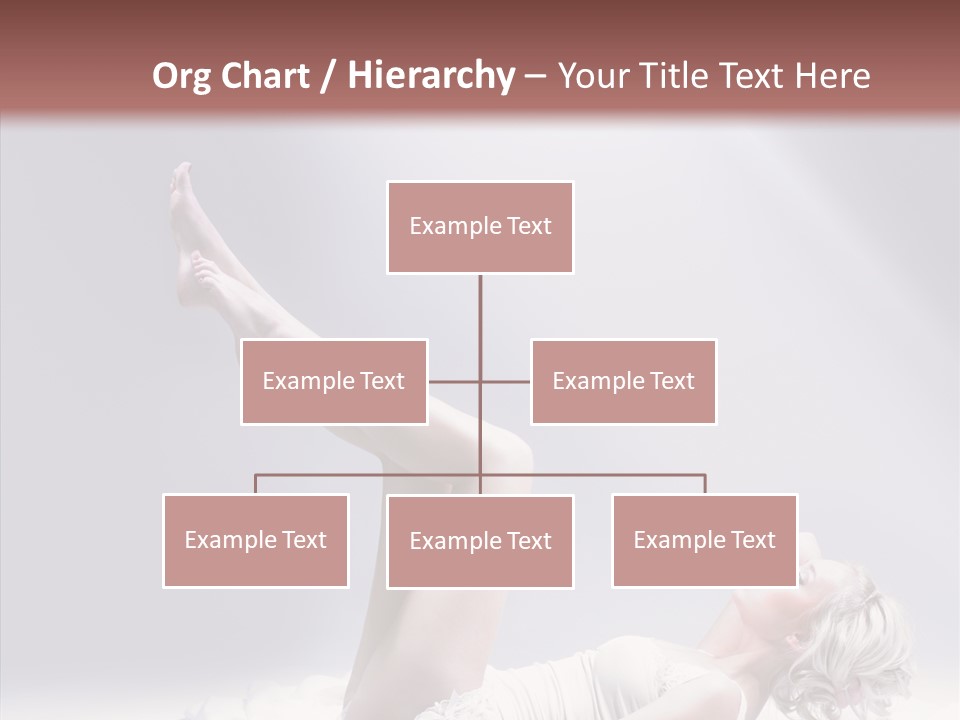 Legs Woman Bedroom PowerPoint Template