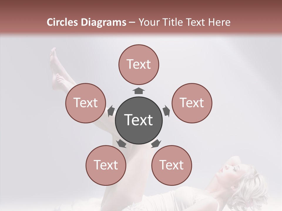 Legs Woman Bedroom PowerPoint Template