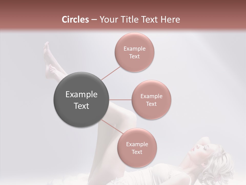 Legs Woman Bedroom PowerPoint Template