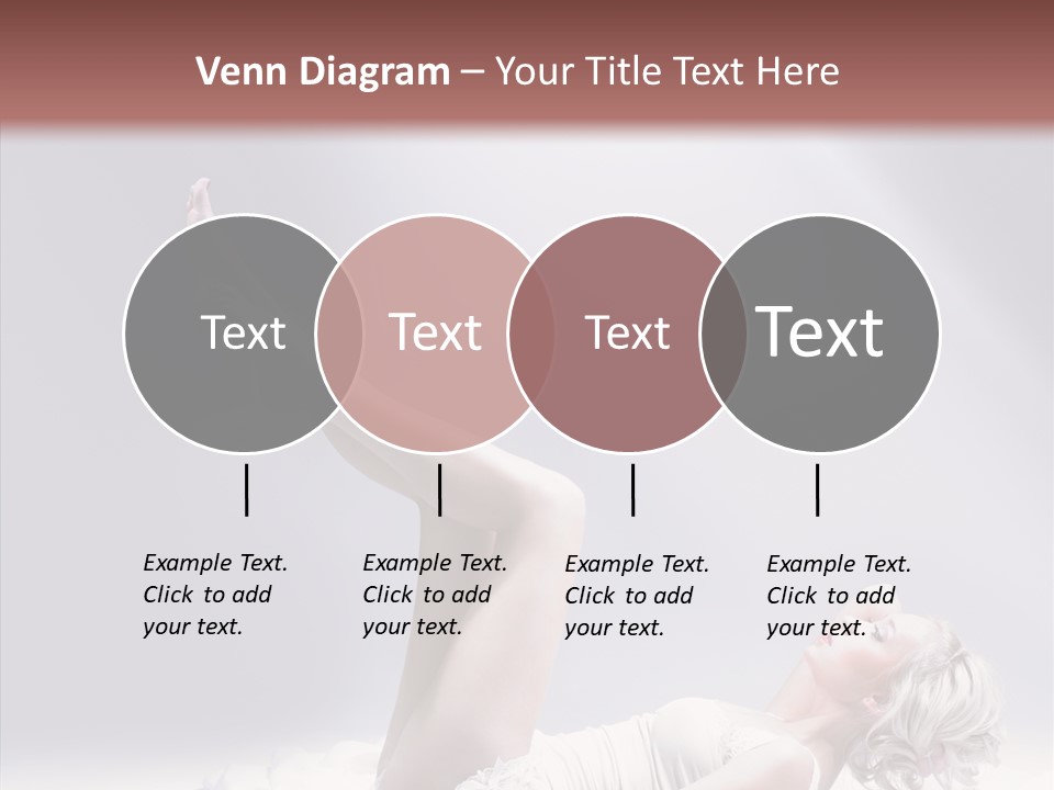 Legs Woman Bedroom PowerPoint Template