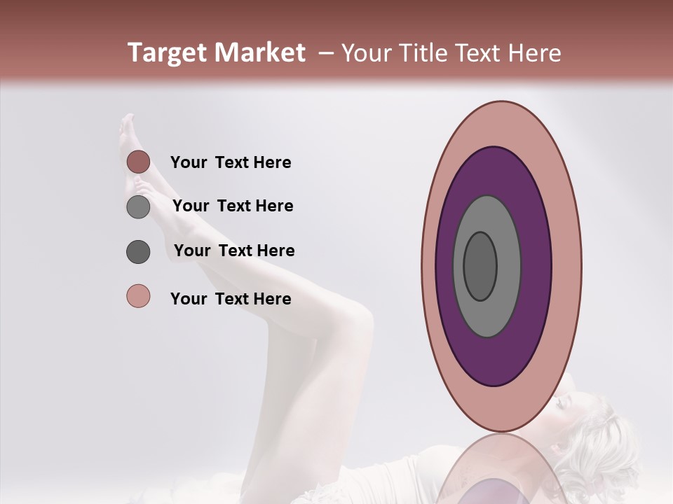 Legs Woman Bedroom PowerPoint Template