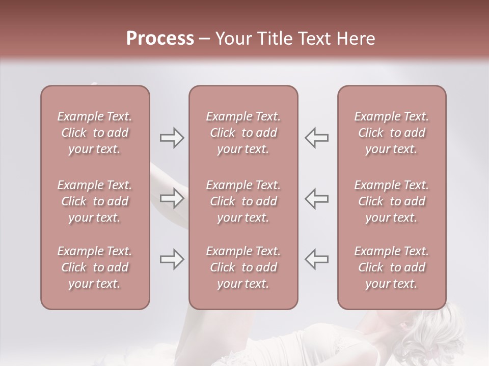 Legs Woman Bedroom PowerPoint Template