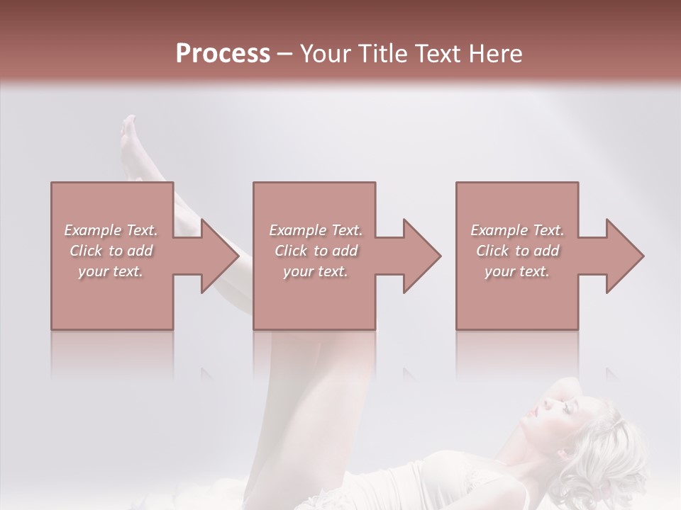 Legs Woman Bedroom PowerPoint Template