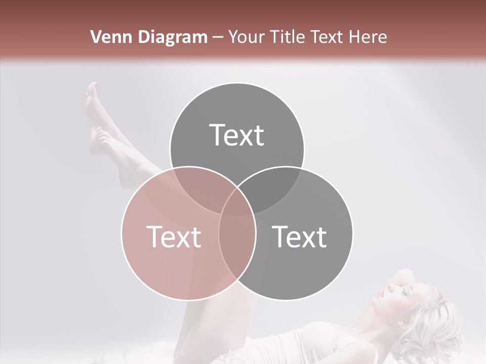 Legs Woman Bedroom PowerPoint Template