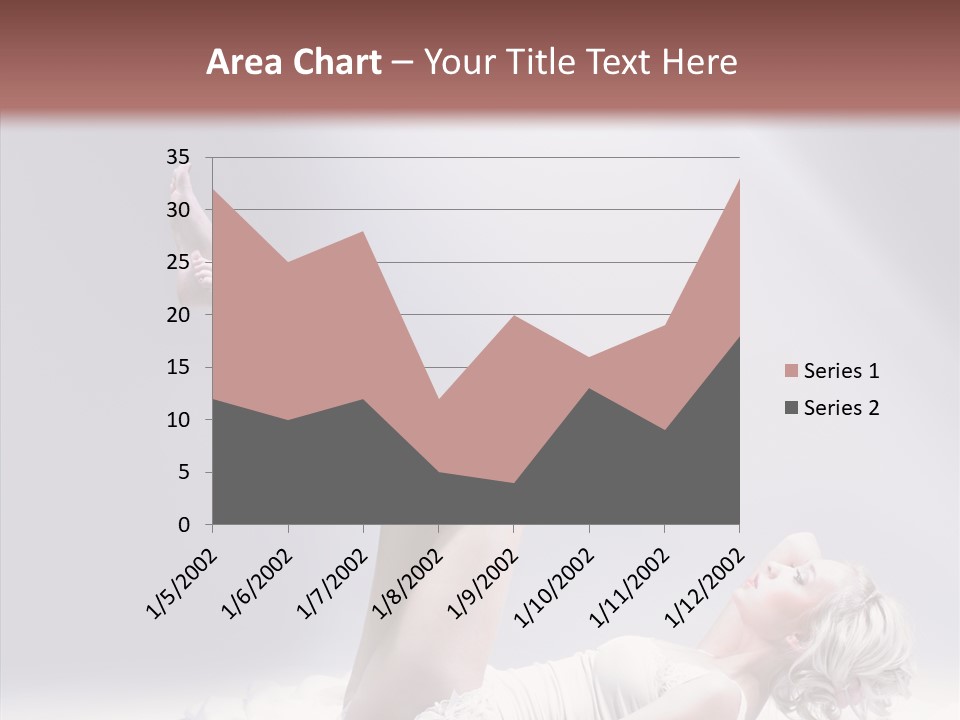 Legs Woman Bedroom PowerPoint Template