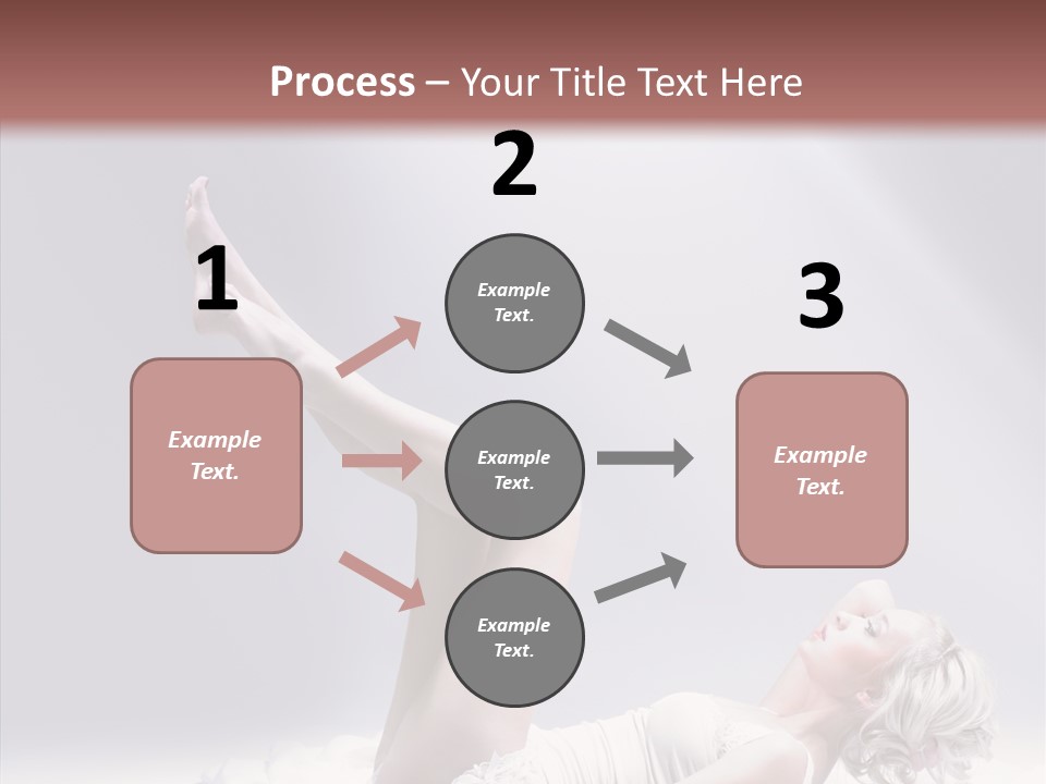 Legs Woman Bedroom PowerPoint Template