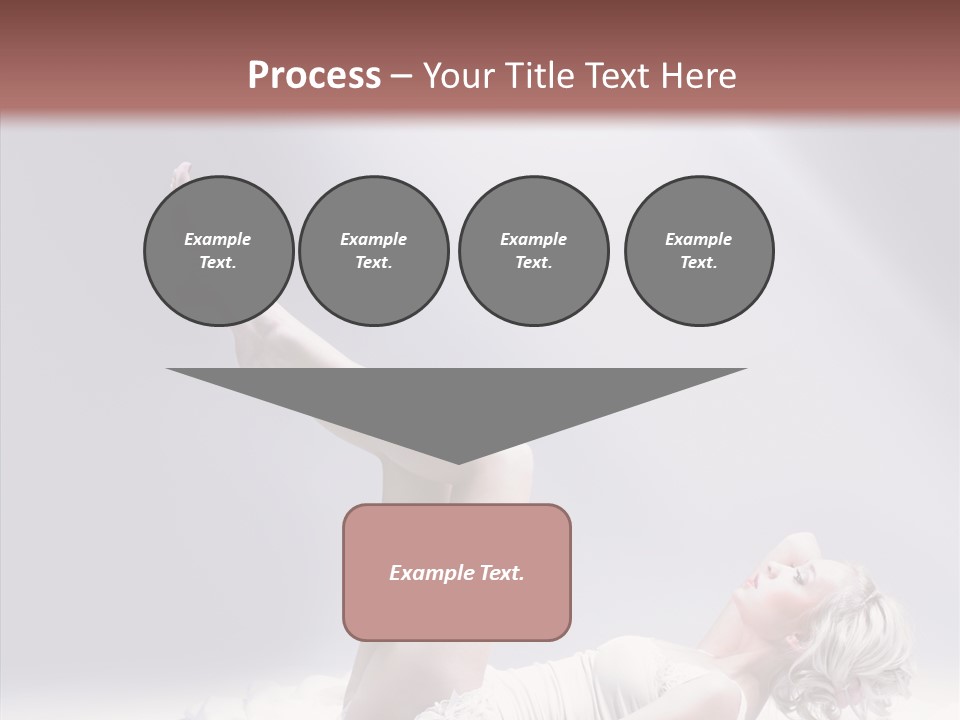 Legs Woman Bedroom PowerPoint Template