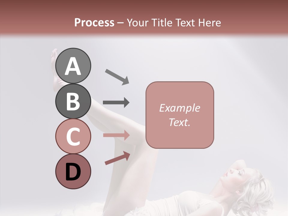 Legs Woman Bedroom PowerPoint Template