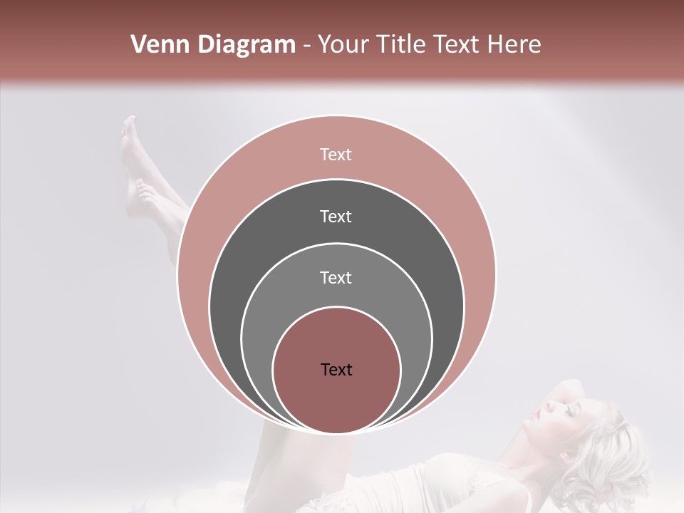 Legs Woman Bedroom PowerPoint Template