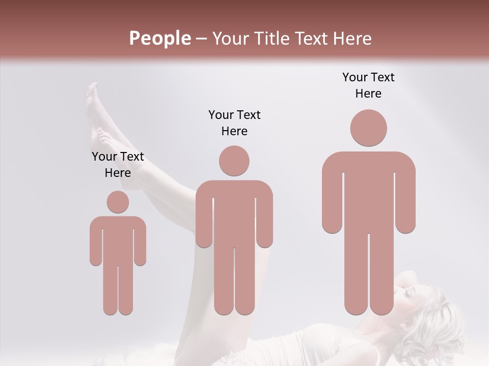 Legs Woman Bedroom PowerPoint Template