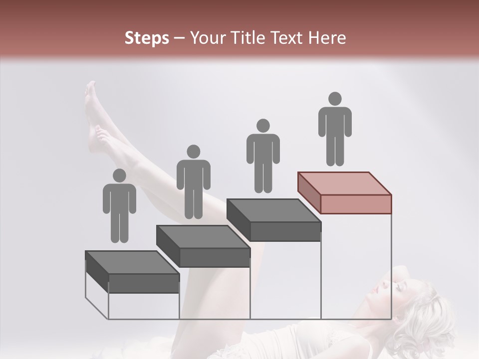 Legs Woman Bedroom PowerPoint Template