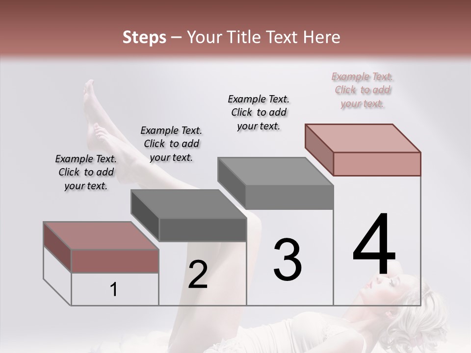 Legs Woman Bedroom PowerPoint Template