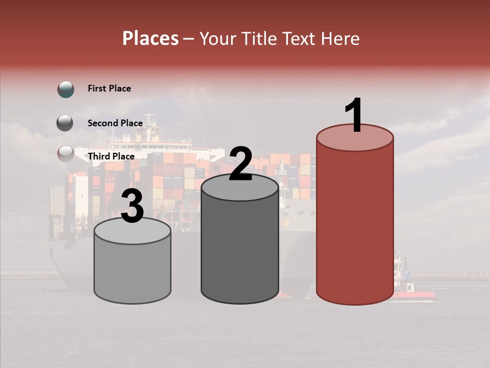 Carrier Transportation Dock PowerPoint Template