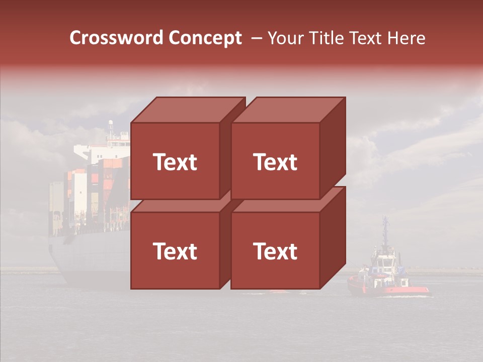 Carrier Transportation Dock PowerPoint Template