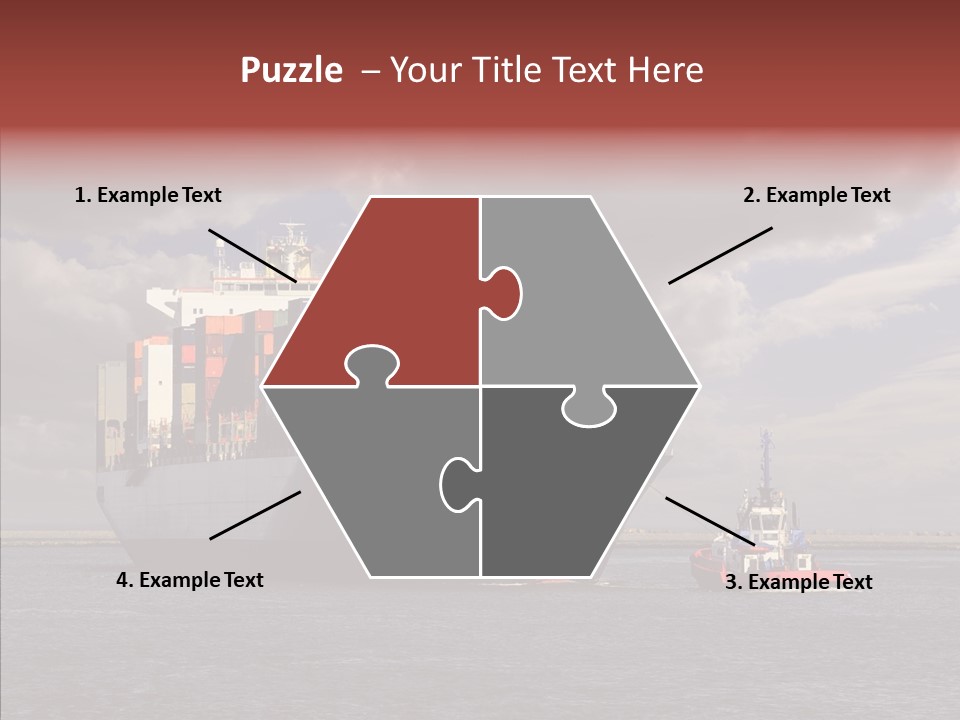 Carrier Transportation Dock PowerPoint Template