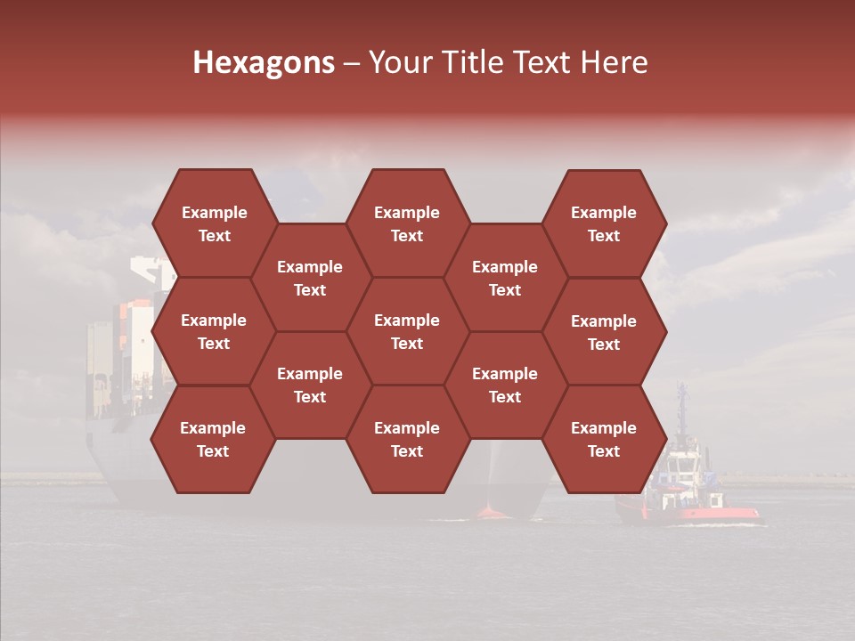 Carrier Transportation Dock PowerPoint Template