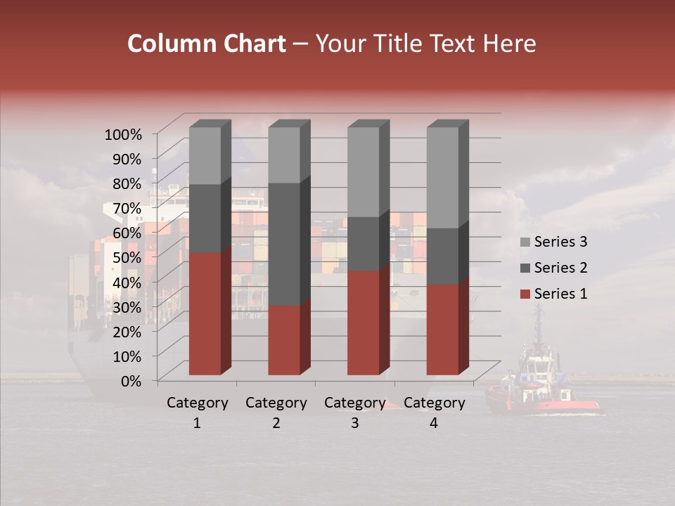 Carrier Transportation Dock PowerPoint Template