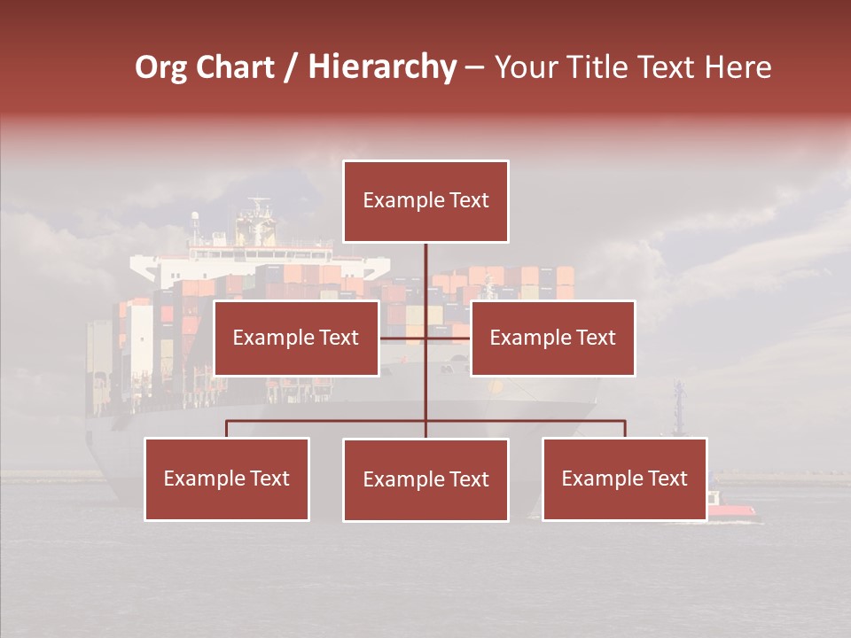 Carrier Transportation Dock PowerPoint Template