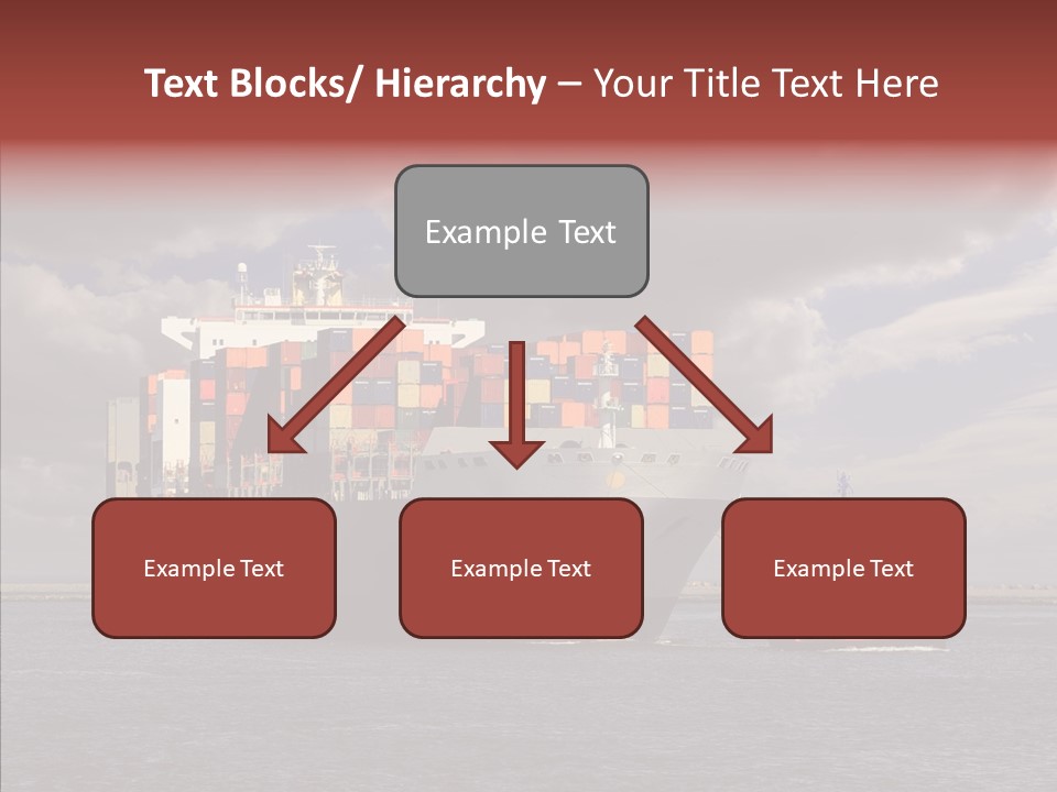 Carrier Transportation Dock PowerPoint Template